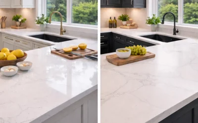 Quartz vs. Porcelain Countertops: Which One Actually Belongs in Your Kitchen or Bathroom?